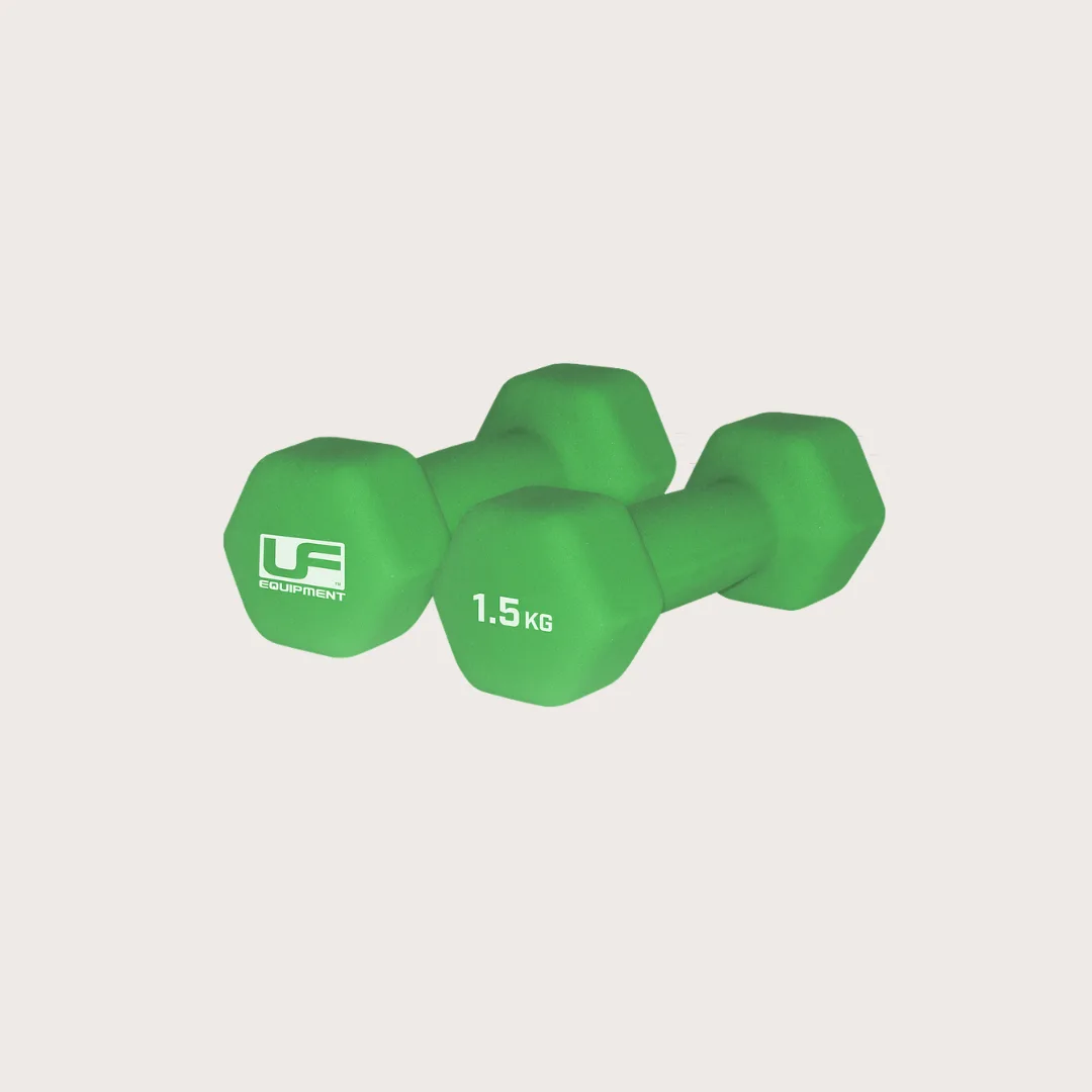 Dumbbell set green | 1,5 KG