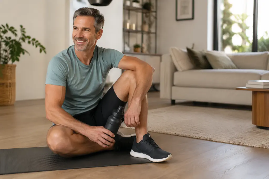 Thuis sporten helpt je fit, sterk en energiek te blijven - op welke leeftijd