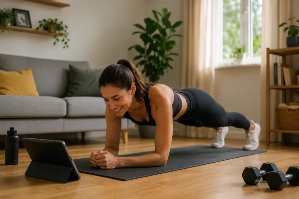 thuis sporten voor beginners