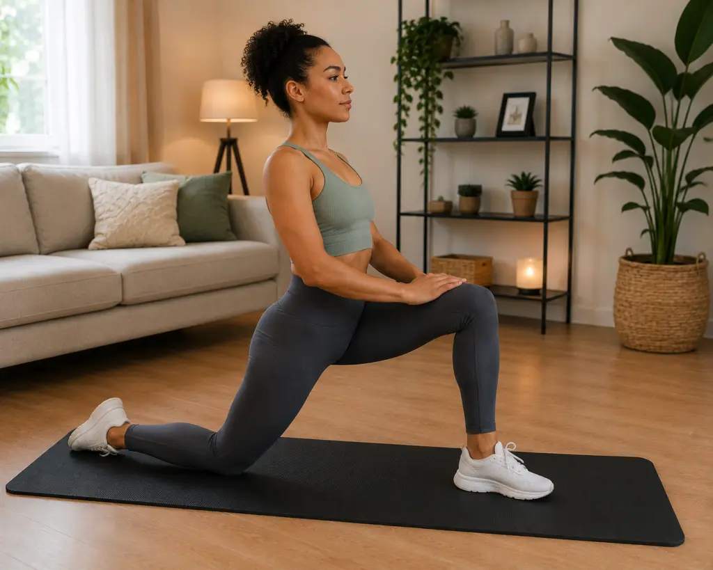 Hip flexor stretch voor meer flexibiliteit in heupen en liezen