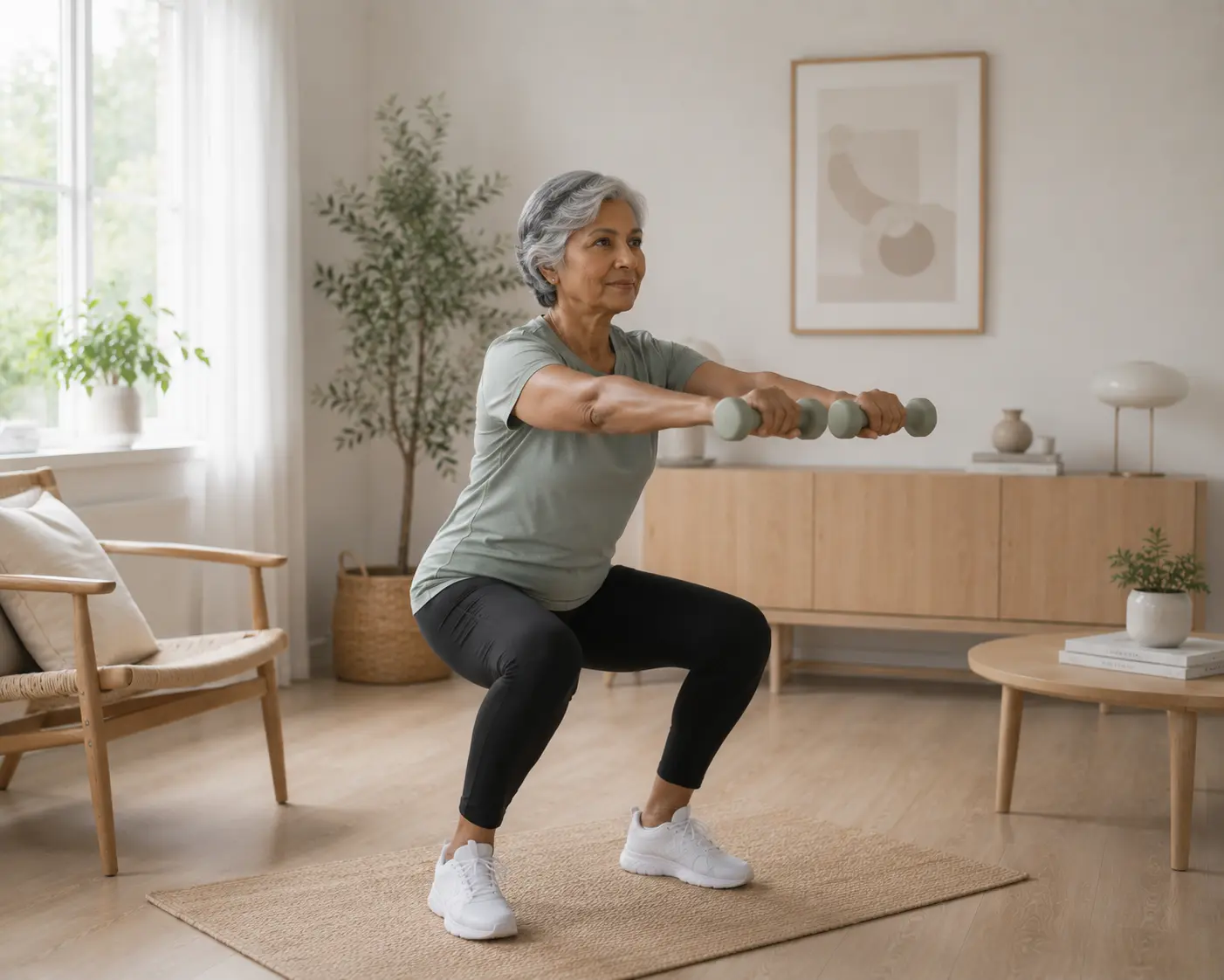 krachttraining voor ouderen thuis met Fit at Home
