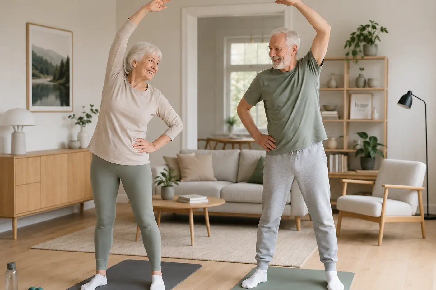 sport app voor ouderen thuis sporten met Fit at Home