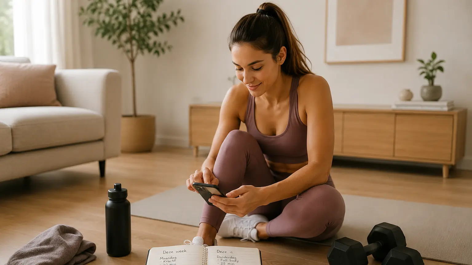 thuis sporten voor beginners met Fit at Home