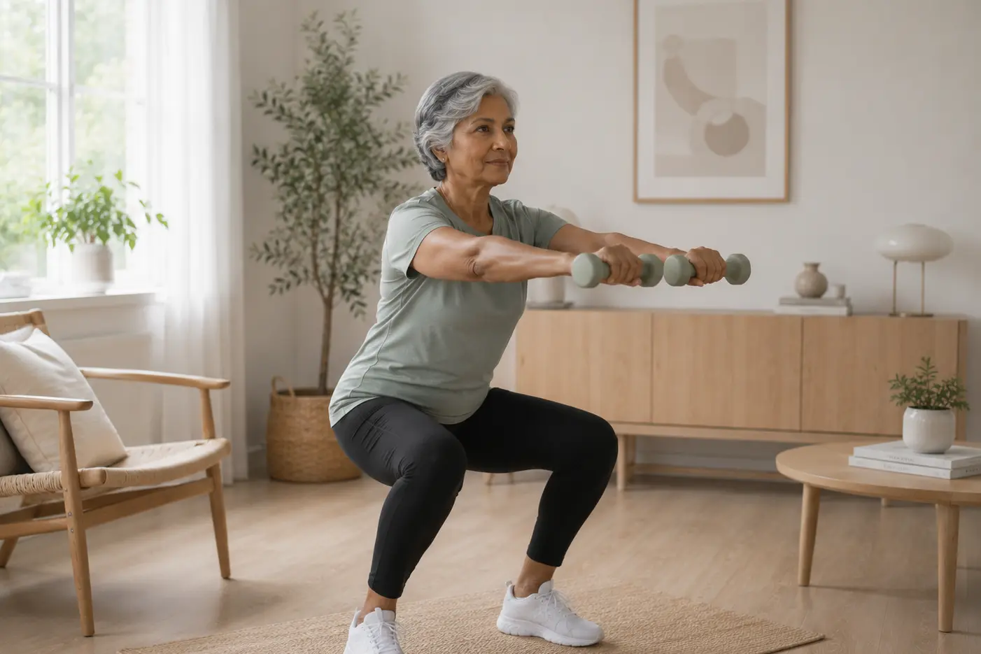 krachttraining voor ouderen thuis met Fit at Home